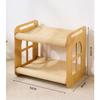 All-in-One Pet Bed, Cat Bed, Cat House, and Scratching Post—Elevated, Removable for Washing, Wear-Resistant, and Lint-Free
