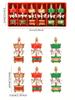 6pcs Festive Christmas Wooden Rotating Carousel Ornaments  Classic Fairy Tale Style, Perfect for Christmas Tree Decoration, Christmas Decorations