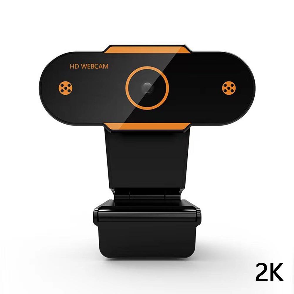 4K-480P HD Webcam Camera Auto Focus Webcam CMOS USB Computer PC Camera with Mic for Video Calling Network Teaching Office Meeting