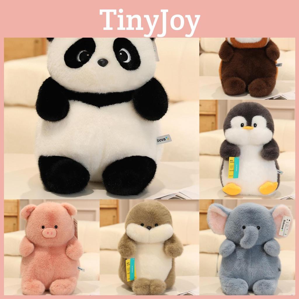 Raccoon Seal Penguin Elephant Panda Pig Plush Toy Stuffed Animal Dolls Gift Kids