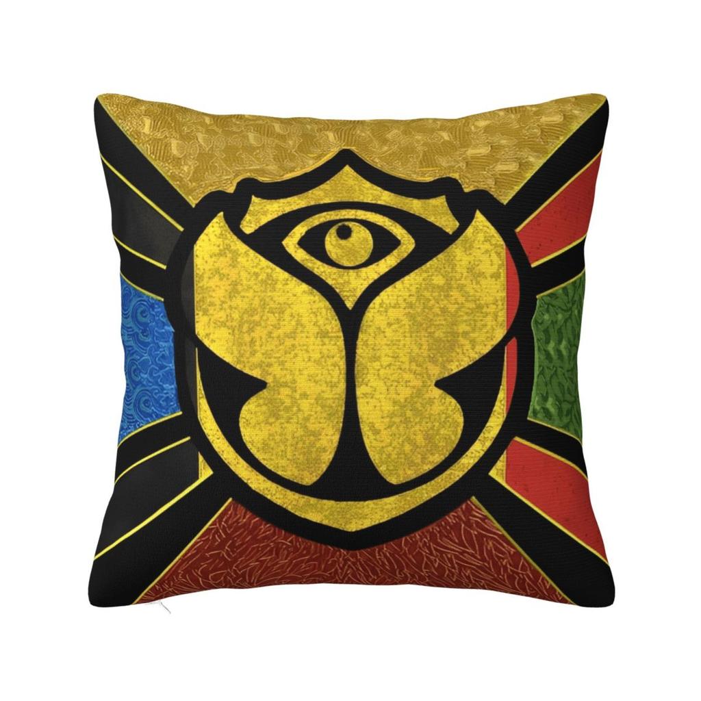 Tomorrowlandd Music Festival Pillow Case Butterfly Cushion Cover Awesome Zippered Decor Pillowcase For Sofa 45X45Cm