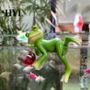 Charming Frog Yard Decor Miniature Figurine Planter Decoration Resin Flower Pot Hugger Plant Garden Statue for Edge Fairy Ornament