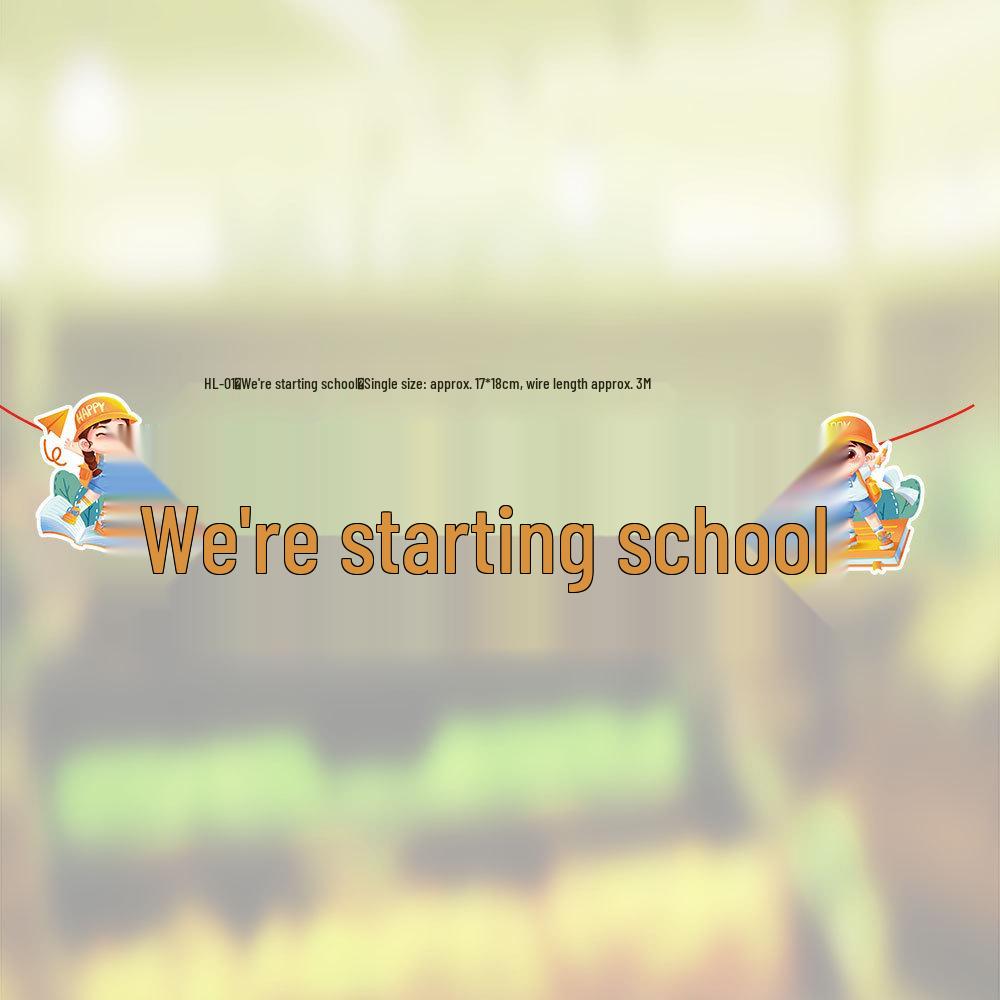 Elementary & Kindergarten Back To School Ceremony Bunting and Classroom Decor