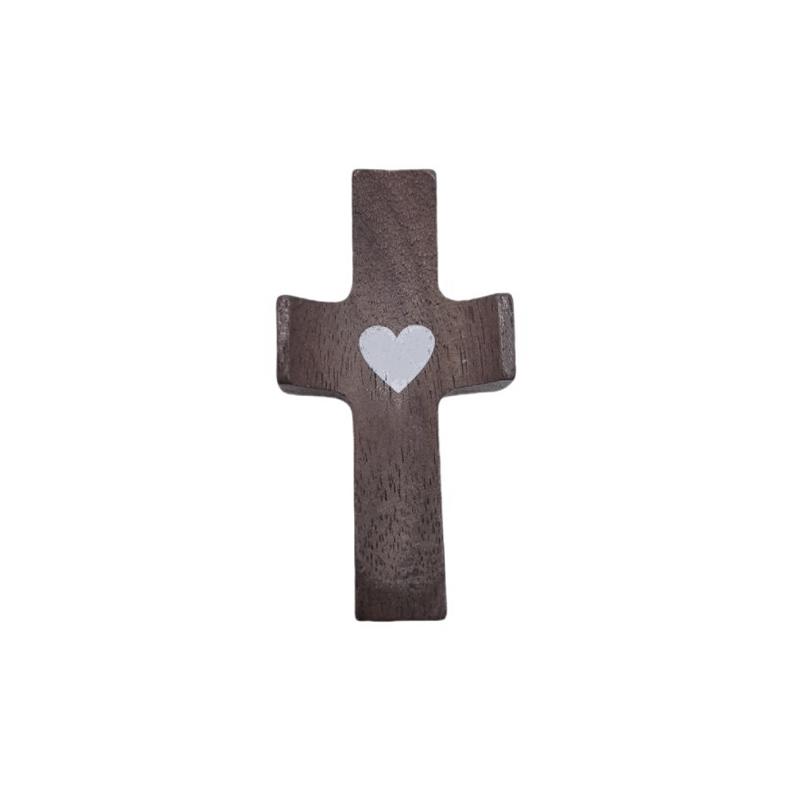

1PCS Prayer Handheld Wooden Cross Handheld Prayer Ornament for Encouragement Baptism and Spiritual Support for Adults and Kids