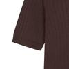 LESS 2025 Summer Straight-Fit Short Sleeve Knit Polo Shirt