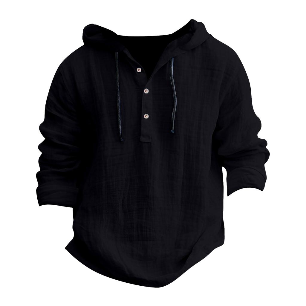 Men's Summer New Loose Print Long Sleeve Shirt Cardigan Beach Shirt