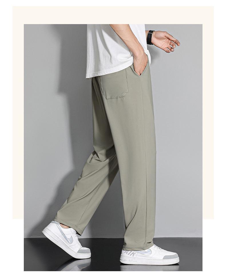 Ice Silk Quick-Dry Breathable Pants for Men & Women - Lightweight, Elastic Outdoor Sports & Climbing