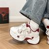 Frühling neue atmungsaktive Mesh-Schuhe Plateau-Sportschuhe lässige Dad-Schuhe