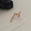 Personality Irregularity Tie A Knot Line Clip Earrings for Women Men Charm Hip Hop Rock Ear Cuff Piercing Earrings Jewelry