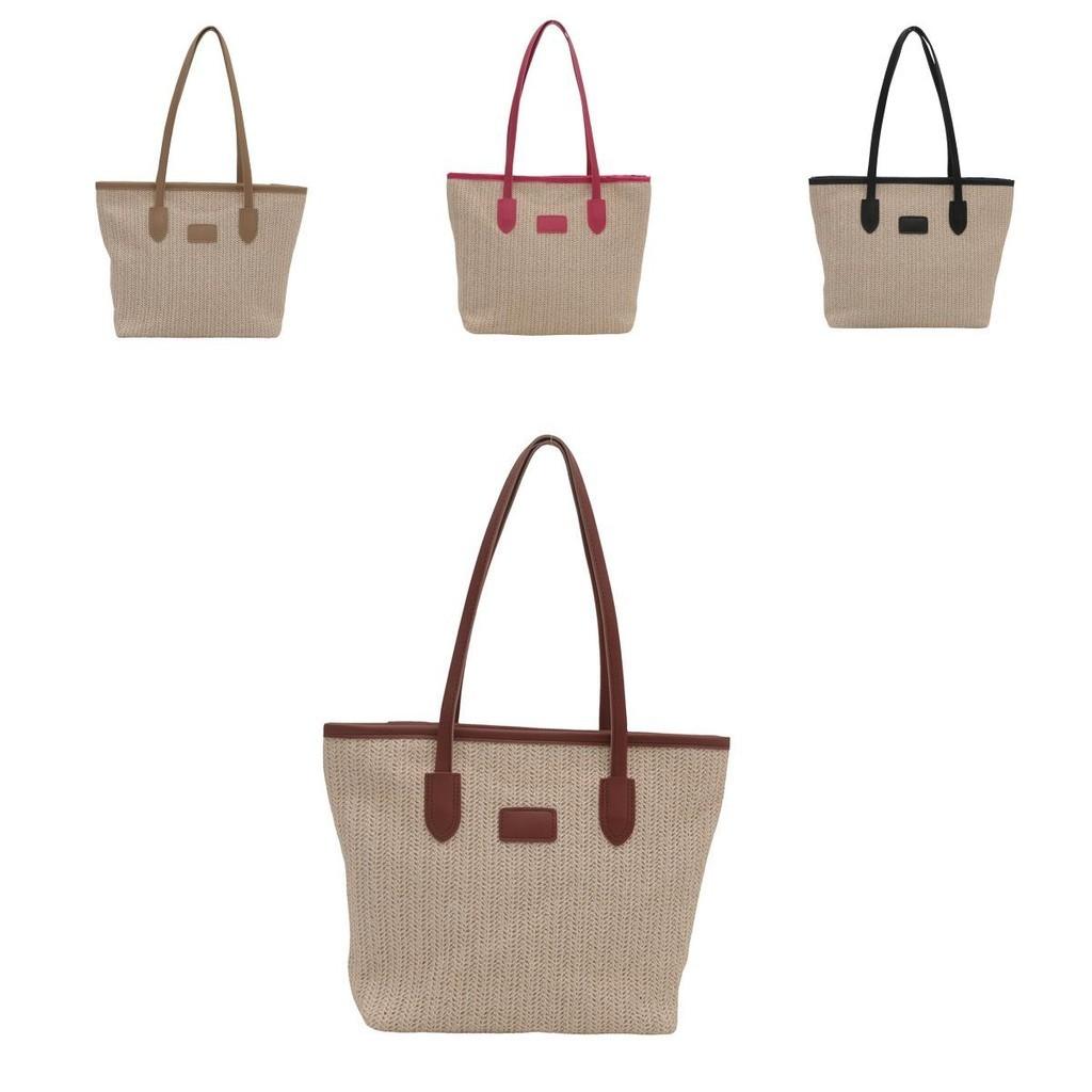 Chic And Sweet Woven Straw Handbag In Multiple Colors Ideal For Casual Use