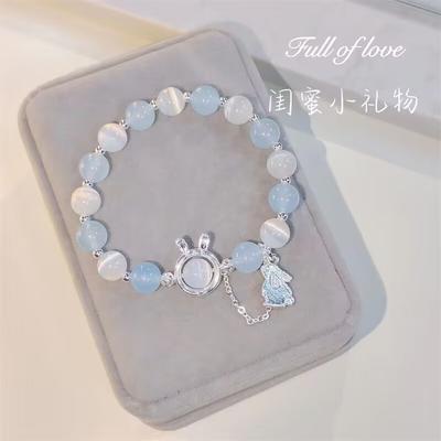 Opal Kaninchen Armband INS Nischendesign 2025 neues Geburtsjahr hochwertiges Armband