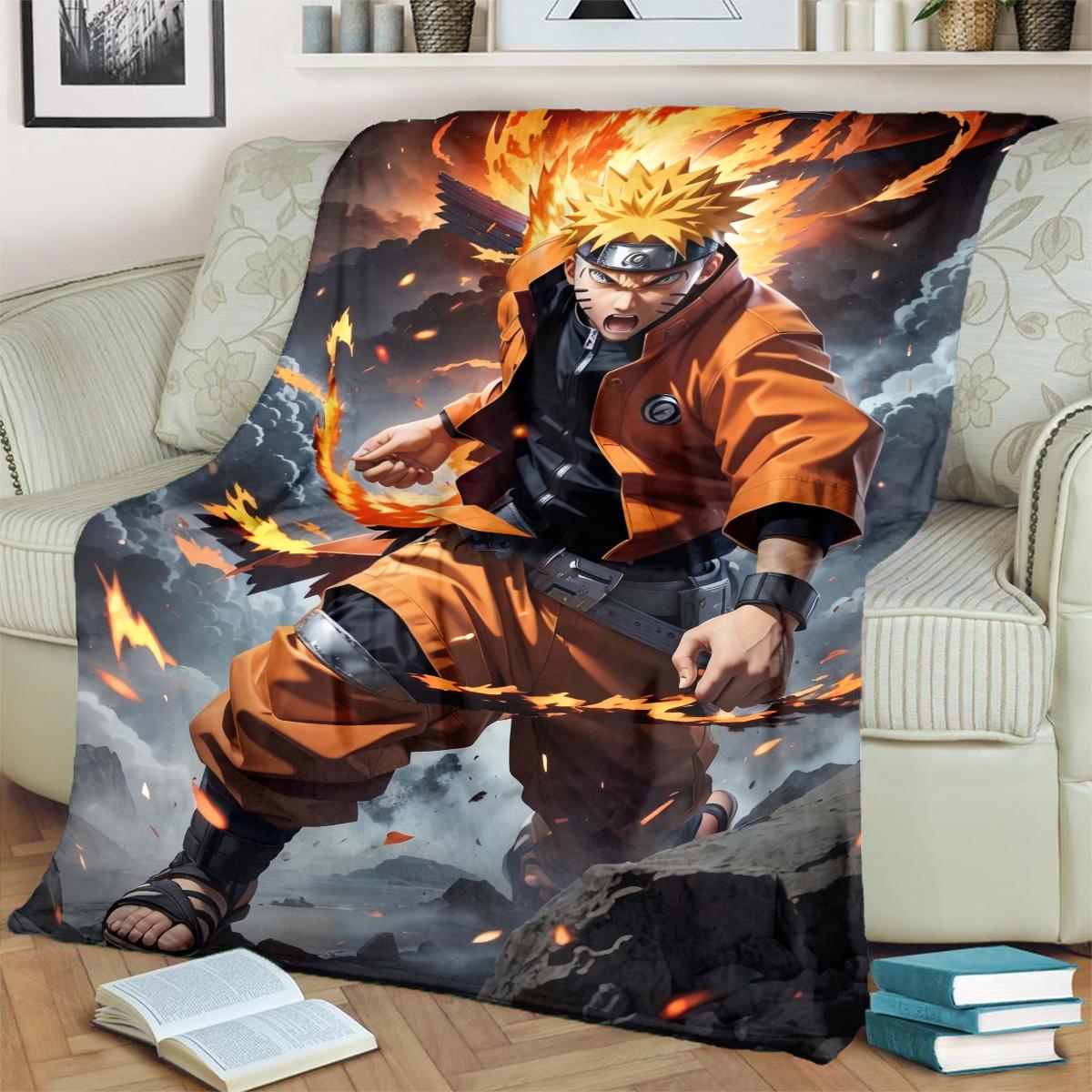 

Anime-Print Blanket Warm Comfortable Flannel Blanket for Bedrooms, Sofas, Beds, Chairs, Picnics, Travel -LXR66 75x90cm