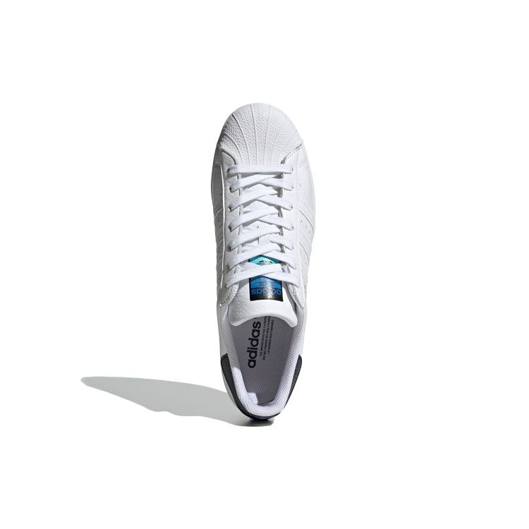 Adidas Originals Superstar Comfortable Daily Low-Top Sneakers Unisex Sneakers Deep-Blue White FY1317