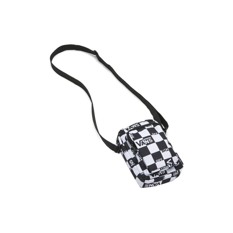 Vans Checkerboard Logo Backpack Canvas Bag Unisex Backpack Black White VN0A54I5ZT61 Black & White