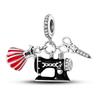 copper Fashion High Heels Lipstick Perfume Dress Women Life Collection Charm Bead Charms Compatible With Qikaola Authentic Bracelets Do It Yourself Je