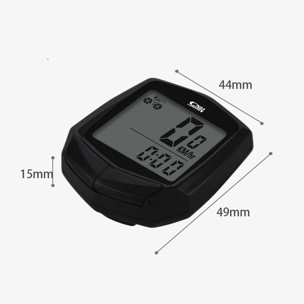 Waterproof Bicycle Cycling Computer LCD Display Digital Speedometer Bike Speedmeter  Mountain Bike