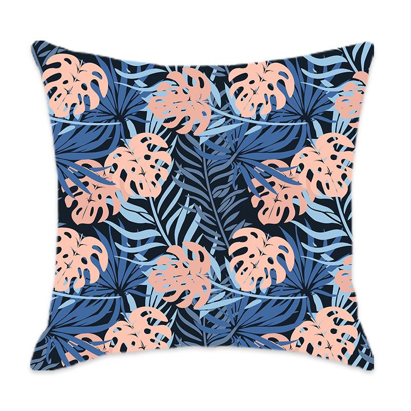 

French Living Room Sofa Pillow Pillow Case New Large Cushion Bedside Four Seasons High-end Backrest linen-45x45cm double-sided [without pillow core]