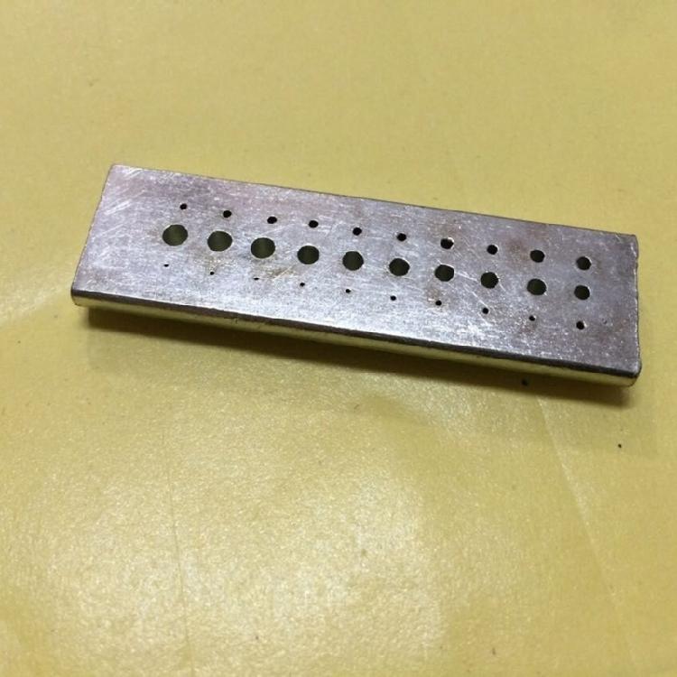 Multisize Hole Metal Drill Holder 30 Hole Drilling Base Stake for Watch Jewelry Repair Work Punching Tool Repair Kits