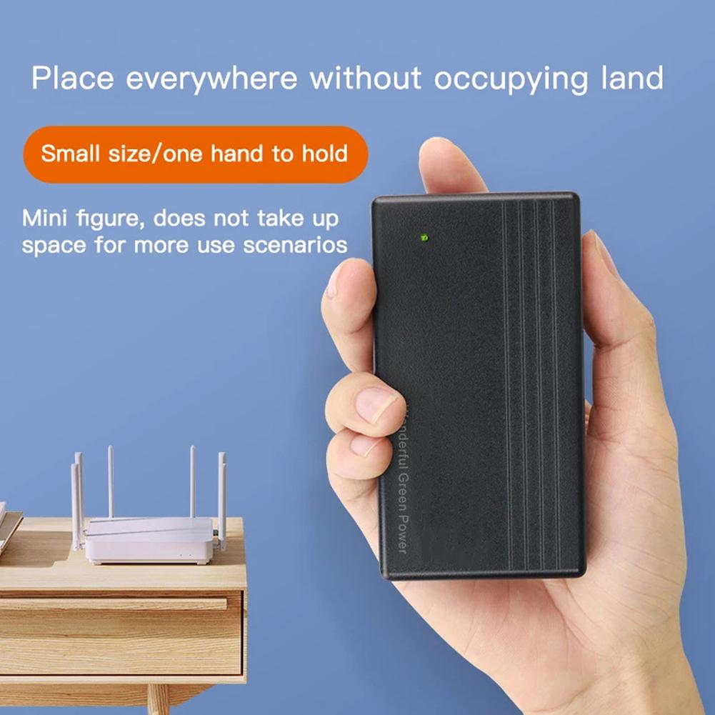 For Routers For Cameras Flame-retardant Power Supply Portable UPS Travel Convenience High Capacity Lithium Battery Unit