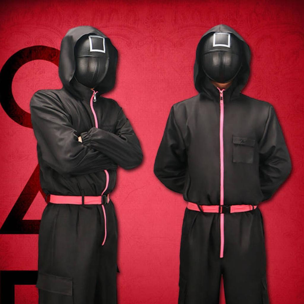 Black Long Sleeved One-piece Cosplay For Both Men And Women