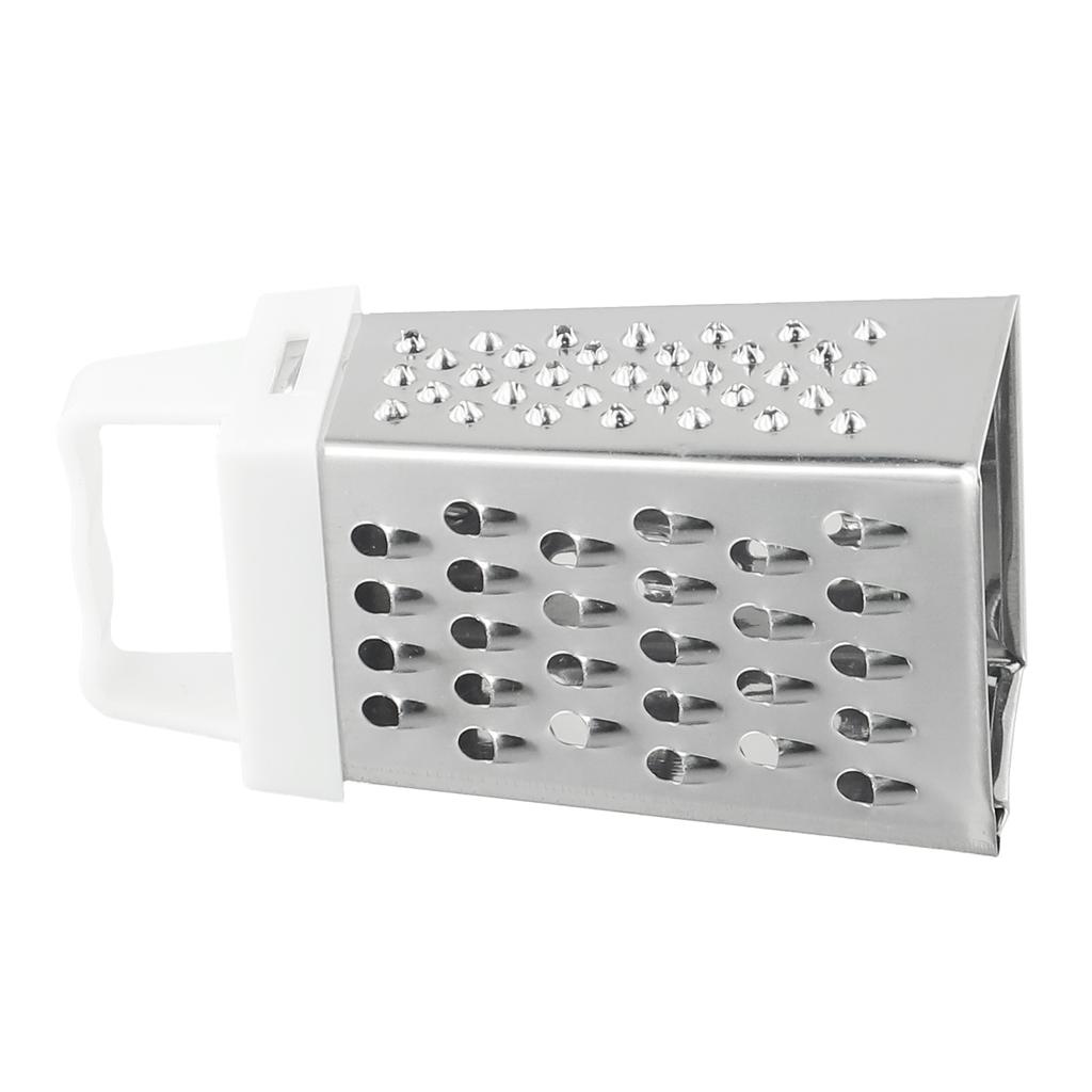 Multifunktionale Mini-Vierseitenreibe, Schneider, Edelstahl-Schneider mit rutschfestem Griff, Küchenkochutensilien