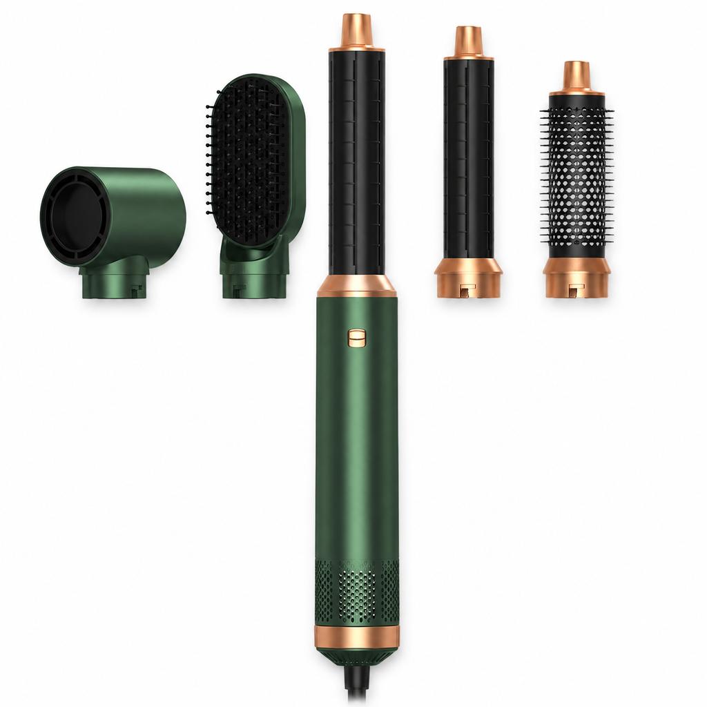 In Stock Hot Air Brush Auto-rotating Curling Styler One Step Electric 5 In 1 Hair Dryer Brush