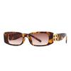 934 Fashion Narrow Square Frame Sunglasses Xiaohongshu Popular European and American Ins Style Retro