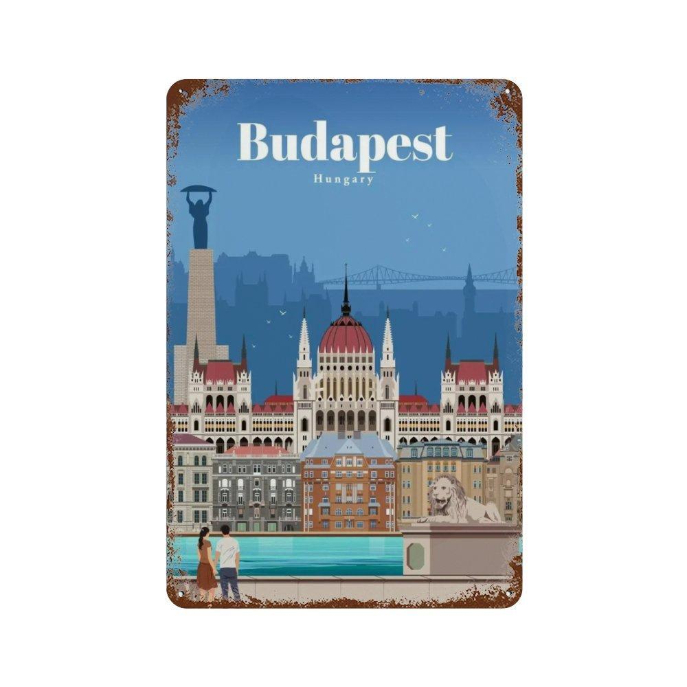 Amsterdam London Iceland Bali Travel Poster Metal  Sign Plaque Retro Plates For Club Man Cave Bar Hotel Cafe Wall Decor