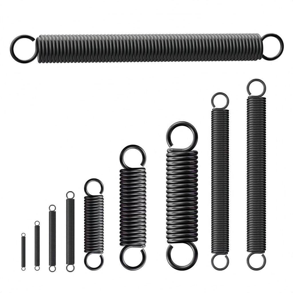 Spring Extension Spring Wire Diameter 1.0-3.0mm Outer Diameter 6-30mm Length 40-300mm Pull Spring 65Mn