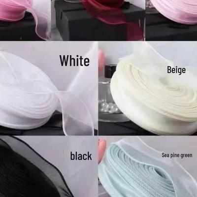 Large Satin Ribbon for Flower Bouquet and Cake Decoration - DIY Floral Art and Craft Supplies