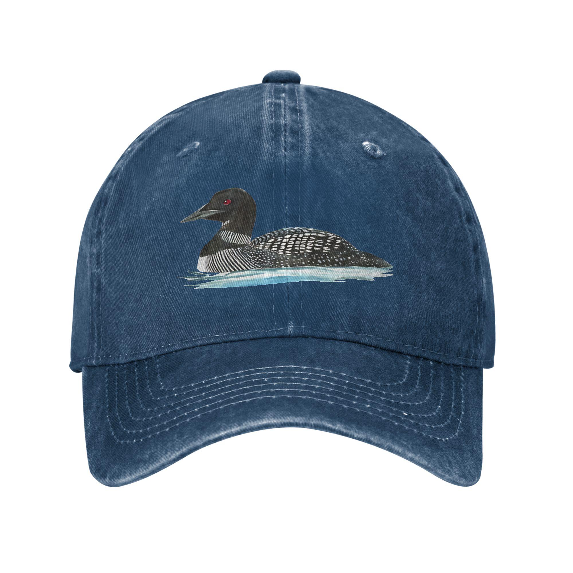 

Baseball Cap Common Loon Summer y2k Cool Trucker Hat Rebel Loon Female Male Design Tennis Skate Sunscreen Snapback Cap One Size