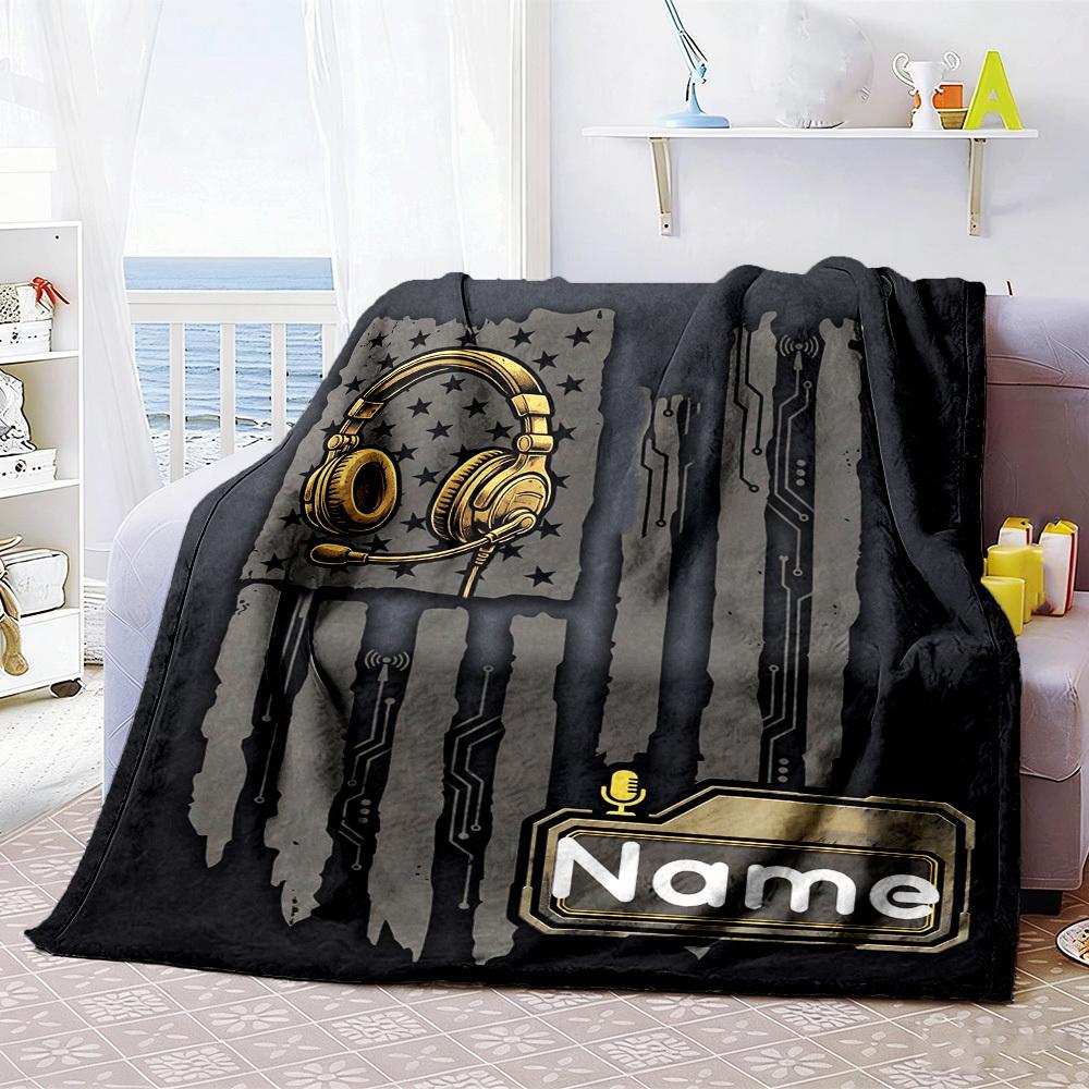 Customize Your Name Home Blanket S Comfortable Soft Lightweight Allseason Multipurpose Blanket For Picnics Sofas Offices Beds Living Rooms And More
