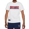 Paris Saint-Germain Print Sports Crew Neck Short Sleeve T-Shirt Men Tops White DB6510-100