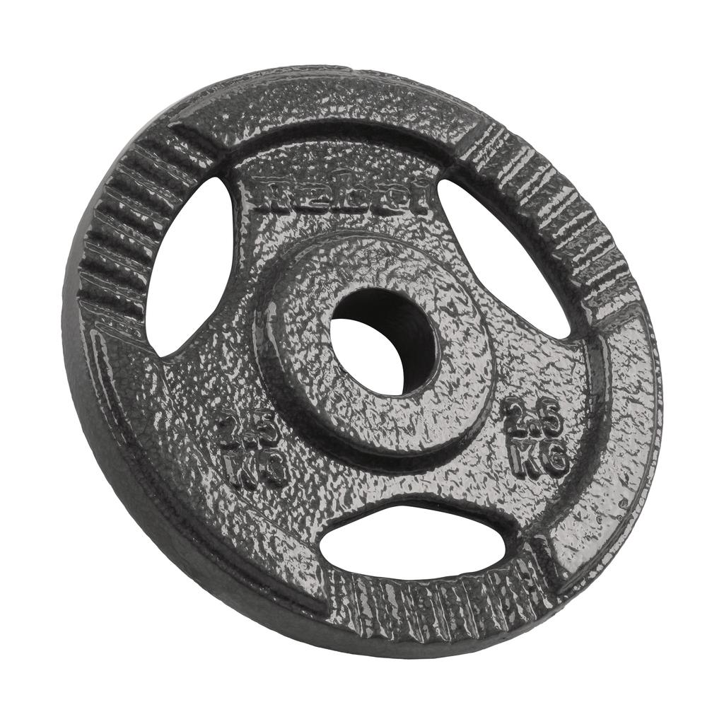 Cast Iron Weight Set 4X2.5Kg 10Kg Hole 31Mm Plate With Handles Rebel