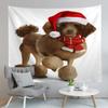 Grenzüberschreitende neue originelle Weihnachts-Tierheim-Tapisserie, Wandbehänge, Strandtücher und Teppiche