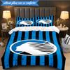 3PCS Atlanta Football Club Bedding Set 2D Printing (Includes 1 Duvet Cover + 2 Pillowcases Coreless), Bedroom decor,Fan Gift