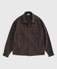 TELA Utility Shirt_Deep Brown