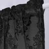 Polyester Lace Window Curtain Elegant Tasseled Lace Weaving Designing Curtains to Any Space Decoration Short Drape