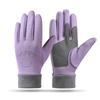 Children's Thermal Gloves Winter Middle and Older Children's Fleece Anti-skid Protection Windproof