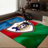 Qarabag Soccer Team Crest Design Rug Office Floor Mat - Machine Washable for Bedroom, bedroom, livingroom, Room Decor Fan Gifts Christmas