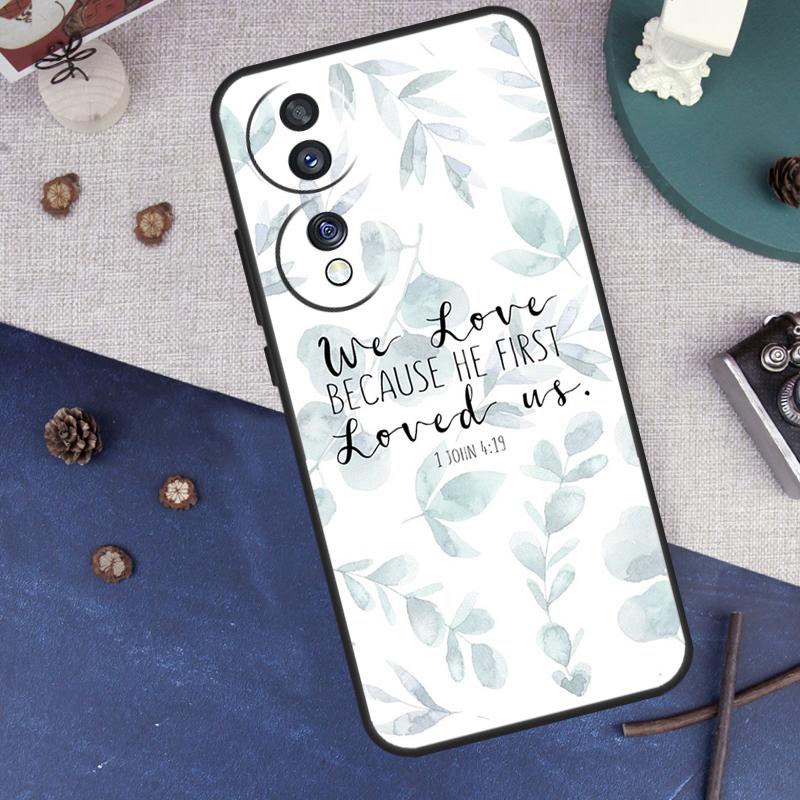 Bible Verse Jesus Christ Christian Case For Honor Magic 7 6 5 8 Pro Cover For Honor 400 200 50 70 90 Lite X8a X8b X9a X9b X9c