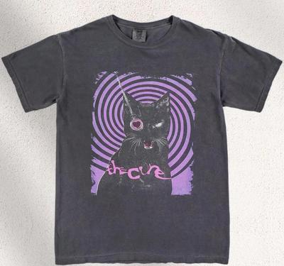 Letní pánské tričko The Cure z čisté bavlny, vintage styl, ležérní, stylové, volné a prodyšné, vhodné pro každodenní nošení
