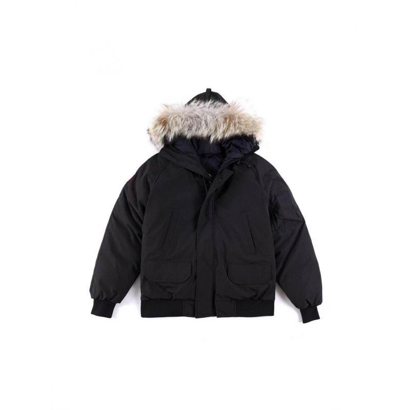 Canada Chilliwack Goose Down Jacket Men's and Women's Real Wolf Hair Jacket