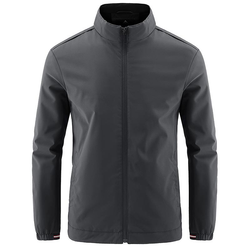 New Autumn and Winter Men's Casual Cotton Coat, Stand Collar, Loose Large Size Men's Fashion Quilted Cotton Coat
