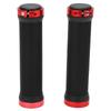 2pcs Bike Grips Rubber Anti Slip   Handlebar with Plastic Covers for 22mm Road Mountain   Replacement