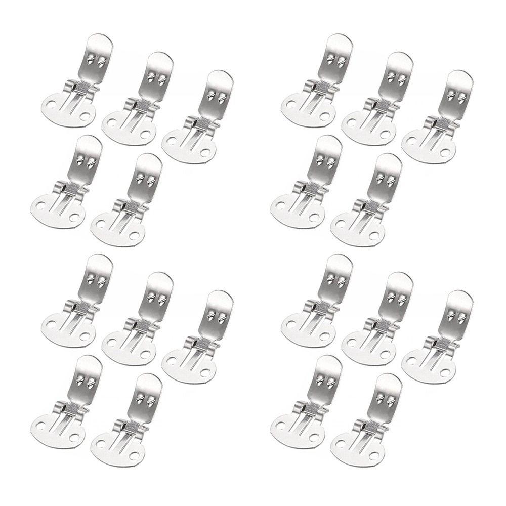 20Pcs/lot Practical Shoes Accessories Silver Shoe Buckles Shoes Ornament Holder Shoes Flower Clips Clamp