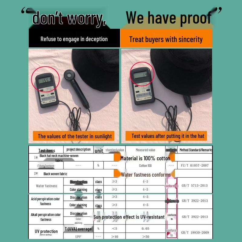 Korean-Style Black Bucket Hat - Unisex Sun Protection for Spring/Summer