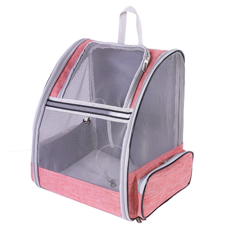 

Large capacity pet bag going out portable portable foldable dog bag dog breathable розовый