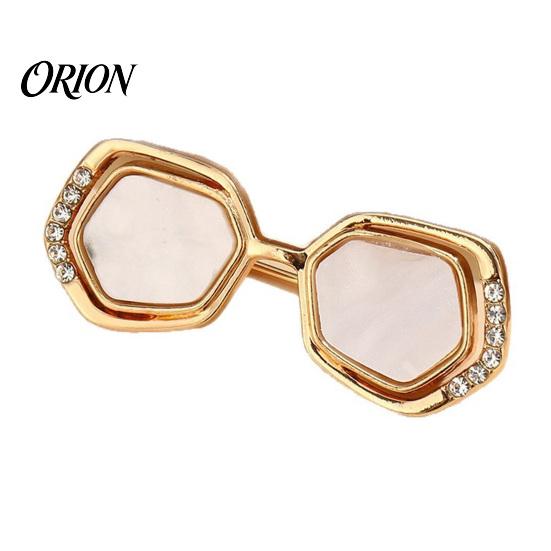 Alloy Glasses Holder Mini Shape Brooch, Lapel Pins, Decorative Brooch Pin, Secure Accessory Versatile Clothing Accessories for Shirts Scarves Bags And