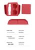 Toyota RAV4 Silicone Storage Mat Set - 4 Piece Organizer